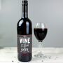 Personalised Wine O'clock Red Wine Gift, thumbnail 1 of 5