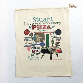 Personalised Pizza Oven Tools Bag, 2 of 12