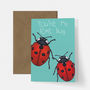 Ladybird Love Card, thumbnail 2 of 2