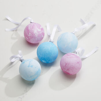 Make Your Own Christmas Marble Baubles Kit, 3 of 5