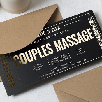 Personalised Couples Spa Day Massage Gift Voucher, 5 of 9