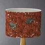 A Prickle Of Hedgehogs Lampshade Red, thumbnail 1 of 6