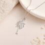 Personalised Sterling Silver Palm Tree Necklace, thumbnail 4 of 10