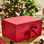 Personalised Luxury Extra Deep A4 Red Gift Box, thumbnail 1 of 7