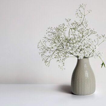 Ceramic Mini Flower Vases Pack Of Three, 4 of 4