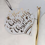 Two In One Christmas Card And Bauble Decoration, thumbnail 1 of 4