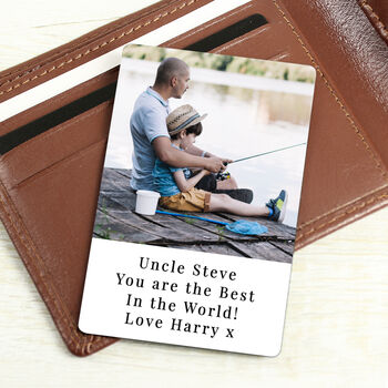 Personalised Photo Wallet Card, 6 of 7