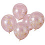 Pastel Star Confetti Party Balloons Five Pack, thumbnail 2 of 3