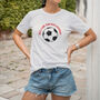 Just A Girl Who Like Football Adult Tshirt, thumbnail 2 of 7