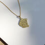 9ct Gold Dinosaur Eggshell Necklace, thumbnail 1 of 4