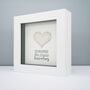 Personalised 15th Crystal Anniversary Heart Frame Gift, thumbnail 3 of 4