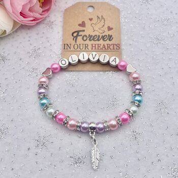 Personalised Butterfly Bracelet Keepsake For Girls Inc Gift Box And Message, 12 of 13