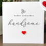 Personalised Handmade Christmas Card For Him, thumbnail 3 of 4
