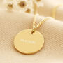 Personalised Sterling 'Your Fingerprint' Disc Necklace, thumbnail 6 of 11