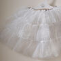 White And Silver Sparkle Costume Tutu Ages Five Seven, thumbnail 2 of 2