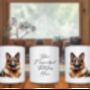 Personalised German Shepherd Dog Hearts Pet Gift Mug, thumbnail 2 of 2