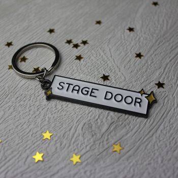 Stage Door Enamel Keyring, 2 of 2