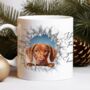 Personalised Christmas Vizsla Break Through, thumbnail 8 of 10
