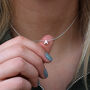 Sterling Silver Mini Initial Letter Necklace, thumbnail 2 of 4