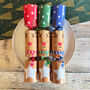 Rudolph's Festive Present Dash Game Christmas Crackers Set Of Six, thumbnail 1 of 5