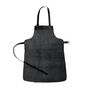 Personalised Black Multi Pocket Leather Apron, thumbnail 4 of 8