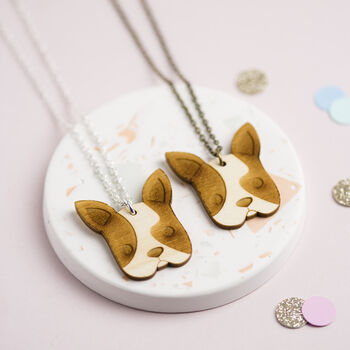 Wooden French Bulldog Necklace, 4 of 12