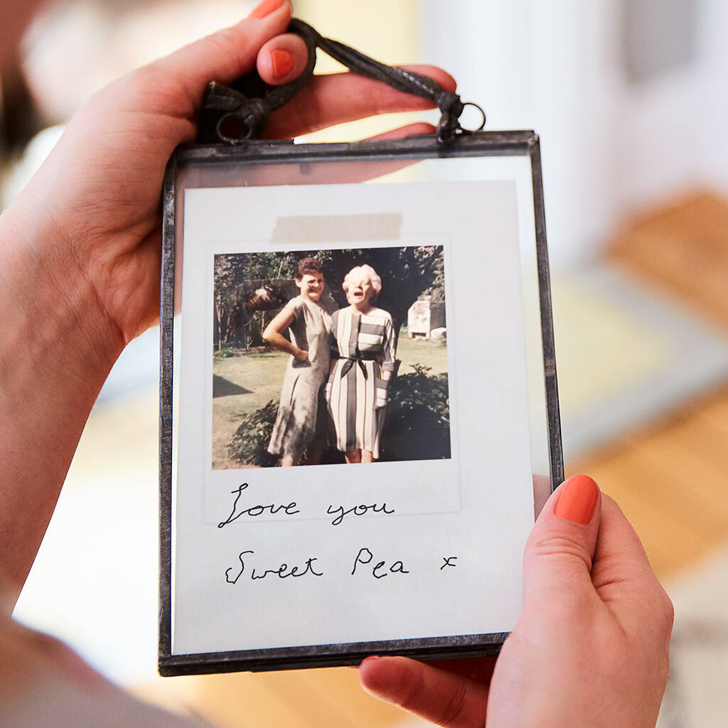 Personalised Embroidered Handwriting Scrapbook Photo By Emma Giacalone