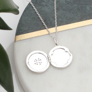 Personalised Sterling Silver Lucky Locket, 2 of 5
