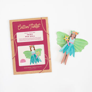 Make Your Own Fairy Peg Doll Kit, 8 of 8