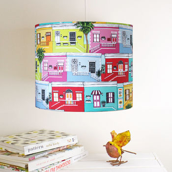 Colourful Happy Houses Ceiling Lampshade, 2 of 10
