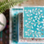 Mother Of Pearl Inlay Tray | Turquoise, thumbnail 2 of 3