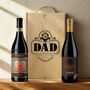 Best Dad Wine Gift Set With Custom Lid, thumbnail 6 of 12