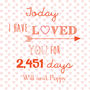 Today I Have Loved You Card, thumbnail 2 of 2