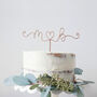 Minimalist Initials Cake Topper, thumbnail 1 of 3