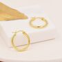 Sterling Silver Pair Of Minimalist Huggie Hoop Earrings, thumbnail 4 of 9