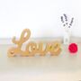 Wooden Love Sign, thumbnail 1 of 6
