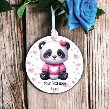 Personalised Panda Love Decoration, 2 of 2
