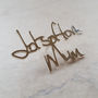Handwriting Brooch Lapel Pin, thumbnail 3 of 3