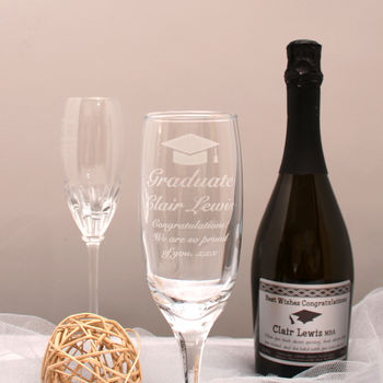 Personalised Prosecco Graduation Gift Set, 2 of 5