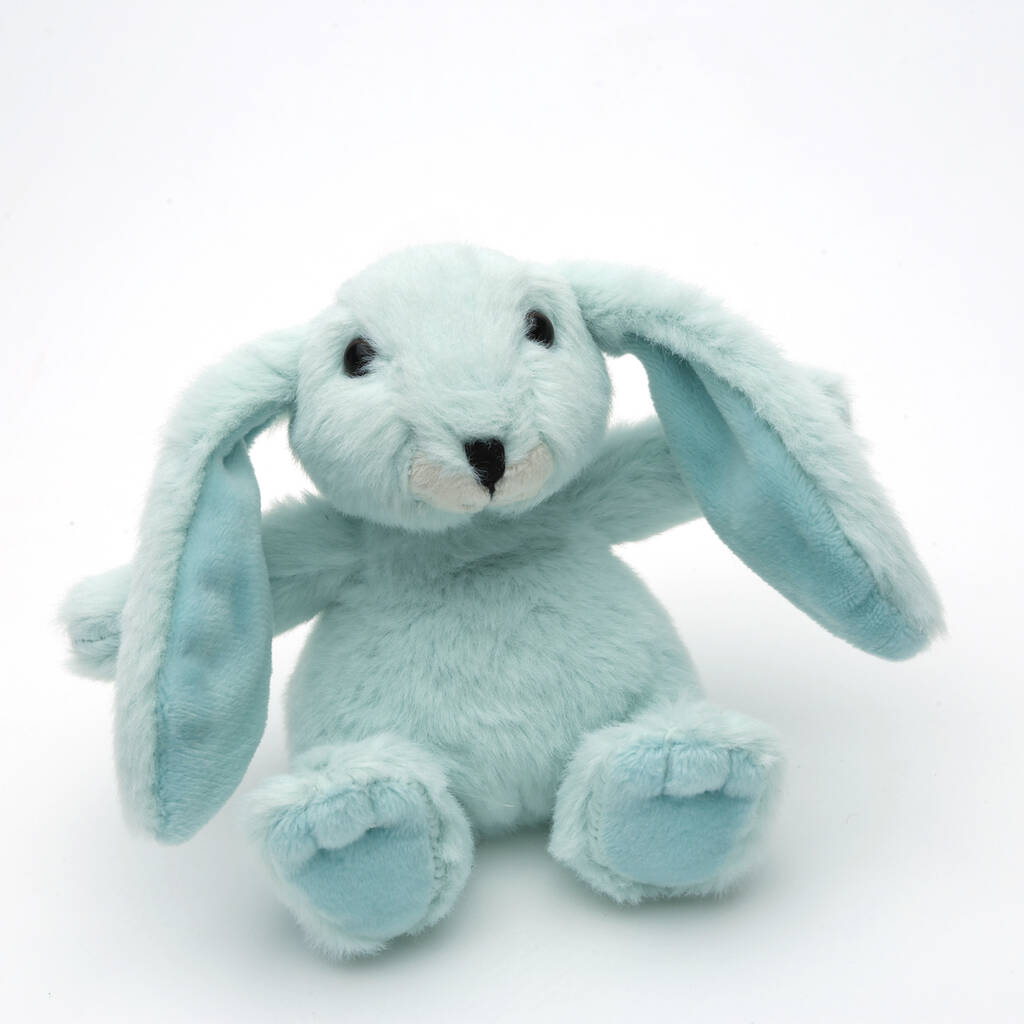 grey soft toy bunny