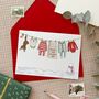 Personalised Baby's First Christmas Washing Line Card, thumbnail 6 of 10