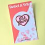 Girl Power Heart Enamel Pin Badge, thumbnail 2 of 6