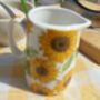 Cream Jug In Sunflower Design, thumbnail 6 of 8
