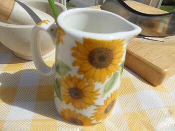 Cream Jug In Sunflower Design, 6 of 8