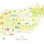 Personalised West Sussex Map: Add Favourite Places, thumbnail 3 of 4