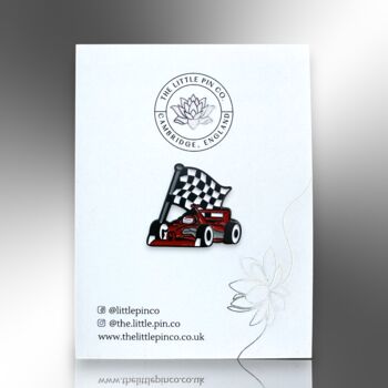 F1 Motor Sport Formula One Car Racing Enamel Pin, 4 of 8