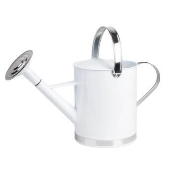 Watering Can With Handle Five L In White, 2 of 3