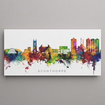 Scunthorpe Skyline Cityscape Art Print, 2 of 12
