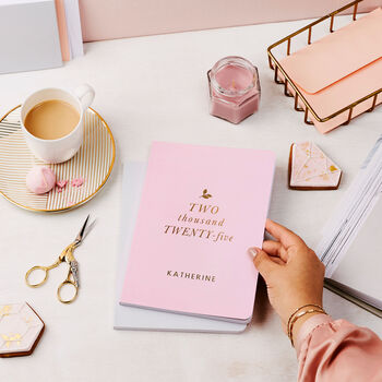 Personalised Stylish 2025 Weekly Diary, 8 of 8