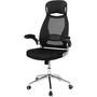 High Back Mesh Office Chair With Flip Up Armrests, thumbnail 8 of 8